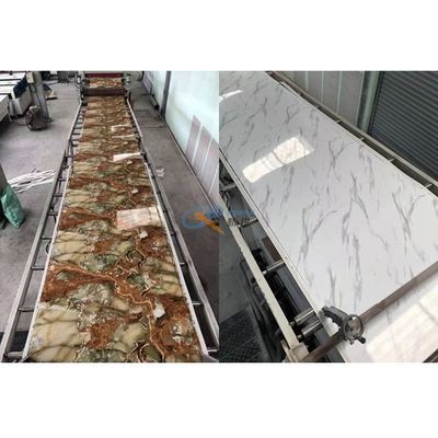 macchina di marmo 6mm della laminazione di strato del PVC di 1220mm