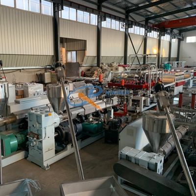 linea di produzione vuota della cassaforma della costruzione del polipropilene pp di 18mm singola vite